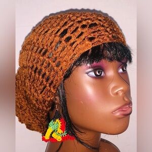Crochet Mesh Head Wraps Or Scarf For Women  Headwraps    cinnamon…color